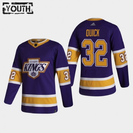 Dresovi Los Angeles Kings Jonathan Quick 32 2020-21 Reverse Retro Authentic - Dječji Dresovi Los Angeles Kings Jonathan Quick 32 2020-21 Reverse Retro Authentic - Dječji